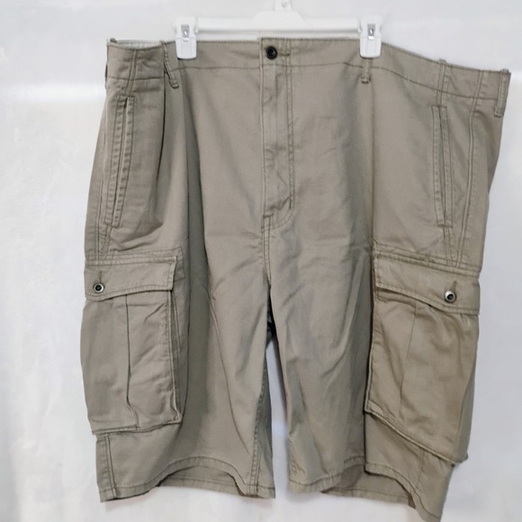 Levi's Other - Levi Strauss Mens 48 Cargo Shorts Tan Khaki Cotton Utility Pockets Levi's H